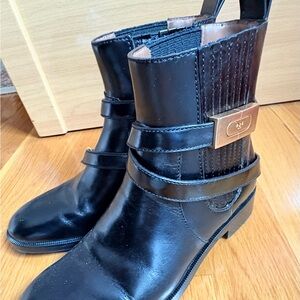 Tory Burch Black Leather Women's Boots w6.5